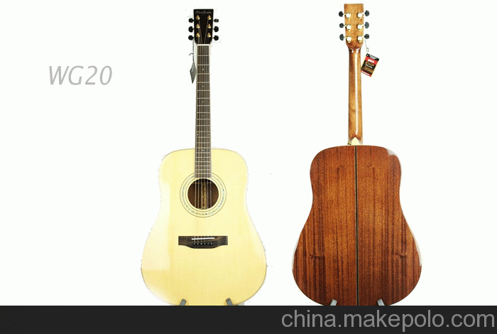 供應(yīng)聲音花園 wavegardenWG20杭州西格琴行品牌原聲吉他
