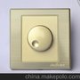 供应墙壁开关 豪华拉丝面板 调光开关 开关厂家批发