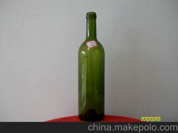供應(yīng)750ml墨綠色葡萄酒瓶、配套瓶蓋、木塞圖片