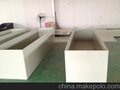 大量提供塑料酸槽加工/4500*200*200mm/塑料槽