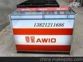 诺基亚手机展柜精品柜台钢制手机柜台钛合金展柜数码展示柜转角柜