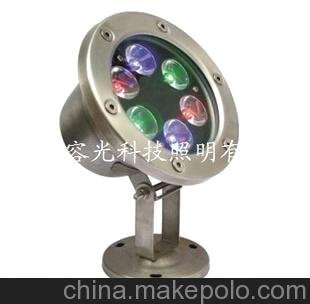 容光科技照明大批量生產(chǎn)LED水底燈，水下燈，噴泉燈，水底燈工程圖片