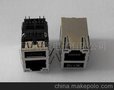 大量供应 RJ45 +单/双层 USB 带滤波器/变压器 连接器 插座