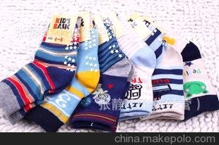 日單兒童襪寶寶棉襪/兒童防滑襪子/男童襪子圖片
