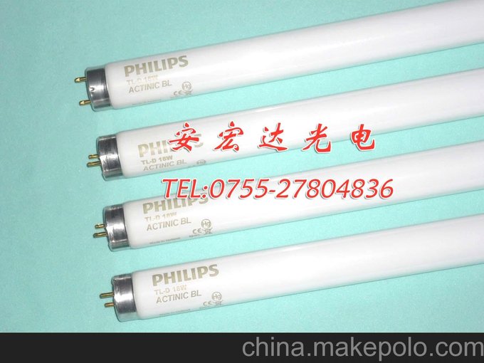 飛利浦TL-D 18W BL UVA紫外線曬版燈管 UV膠固化燈圖片