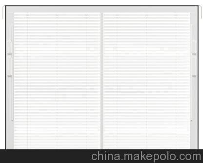 中空百葉玻璃/手動中空玻璃內(nèi)置百葉簾/磁控中空百葉圖片