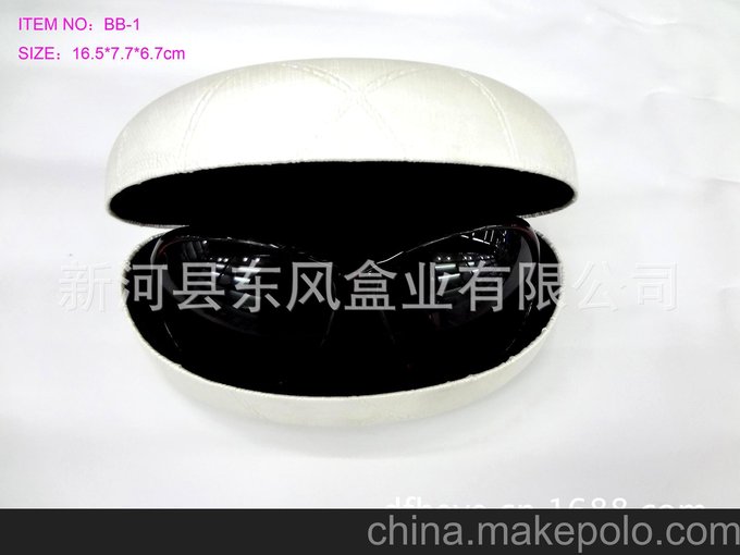 批發(fā)時尚鐵質(zhì)太陽鏡盒， PU眼鏡盒， 氣質(zhì)眼鏡盒，廠家直銷眼鏡盒圖片