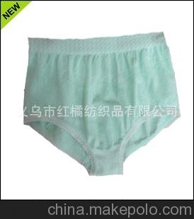女士無(wú)縫天藍(lán)色莫代爾舒適彈性好吸濕透氣貼身九分褲圖片