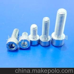供應(yīng)鋁型材配件 12.9級(jí)高強(qiáng)度碳鋼或不銹鋼內(nèi)六角螺栓，規(guī)格齊全圖片