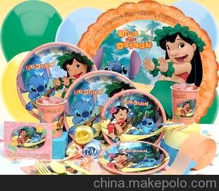 兒童派對用品 12人套裝 庫克紙制品生日party favor組合混批批發(fā)圖片