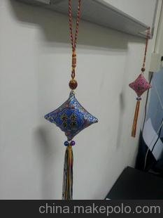 廠家直銷(xiāo)低價(jià)1元起訂永保平安雙面刺繡鈴鐺錦囊、香檳紅酒手提袋圖片