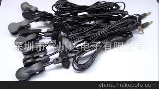 小耳機插頭線(xiàn) 帶夾子耳機線(xiàn) 漆包耳機線(xiàn)圖片