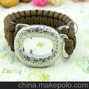 出口歐美原單外貿(mào)首飾品 設(shè)計(jì) 滌綸編織手鐲圖片
