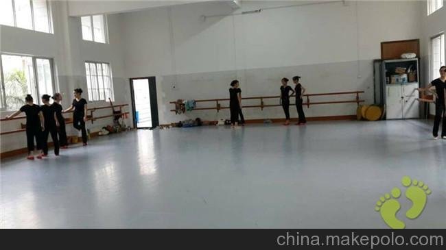 舞蹈教室地板膠,舞蹈室專用地板圖片