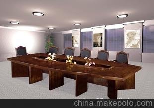 廠(chǎng)家直銷(xiāo)單層實(shí)木會(huì )議桌 橢圓會(huì )議桌 圓形會(huì )議桌 環(huán)保油漆圖片