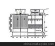 GFNL2系列节能钢框架方型逆流式玻璃钢冷却塔