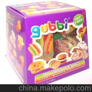 批發供應110g/盒泰國進口糖 GUBBI戈比組合套餐QQ糖 24盒/箱