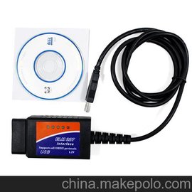 ELM327 USB OBD2 ܇(ch)\zy(c) Ϛ