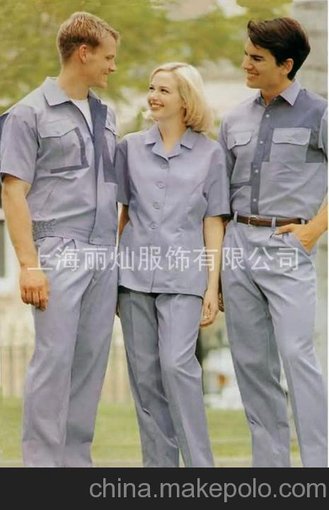 2011新供應(yīng)勞保用品工作服，定做工作服，短袖工作服圖片