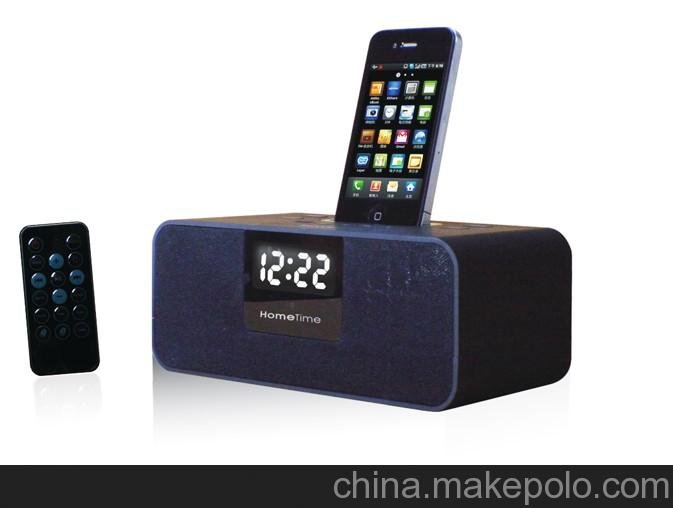 供應V6鬧鐘收音機音箱,ipod/iphone基座接口音箱,客房音箱圖片