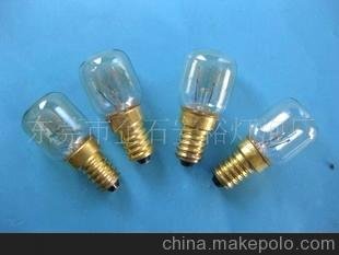 燈泡、白熾燈，鎢絲燈泡、T形燈泡 烤箱燈泡圖片