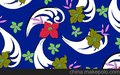 供应琵琶舞印花人棉布