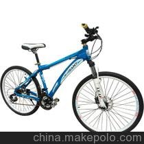 供應山地自行車(chē)DIY 山地車(chē)自行車(chē)雙碟剎21速代工出口外貿圖片