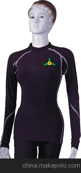 工厂优价供应女款rashguard,UV50+ 莱卡衣，支持代工，可定制