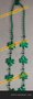 三叶草珠子项链/St. Patrick´s Day装饰项链/爱尔兰节日装饰珠链
