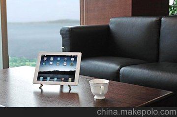 厂家直销ipad2 new ipad3 箭型支架 平板电脑支架 苹果电脑配件