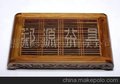 送礼佳品/郑源茶具/ 绿檀欣欣向荣茶盘/手工制作