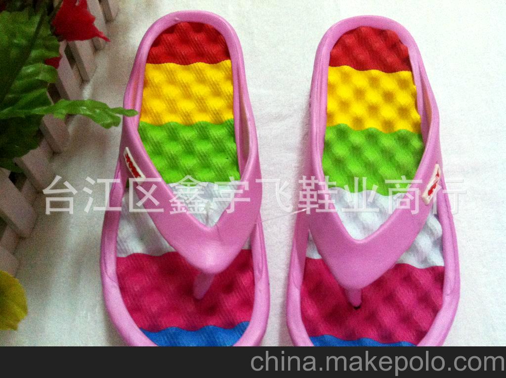 专业EVA批发厚底坡跟摇摇鞋洞洞鞋摇摆鞋沙滩鞋人字拖 拖鞋 女