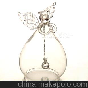 MX 祈福天使女朋友结婚创意礼物透明风铃天使 生日礼物 礼品