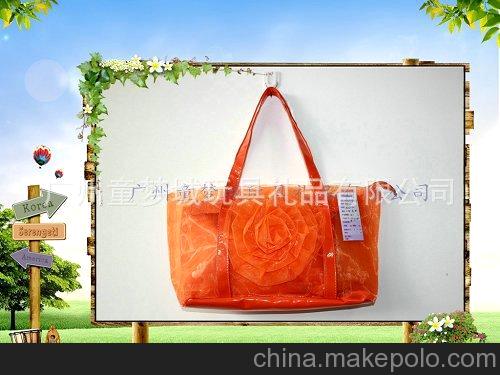 礼品厂，夏季创意礼品，沙滩包，透明手袋，玫瑰花手袋，礼品包，